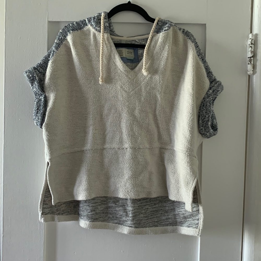 Never word Anthropologie hoodie sweater